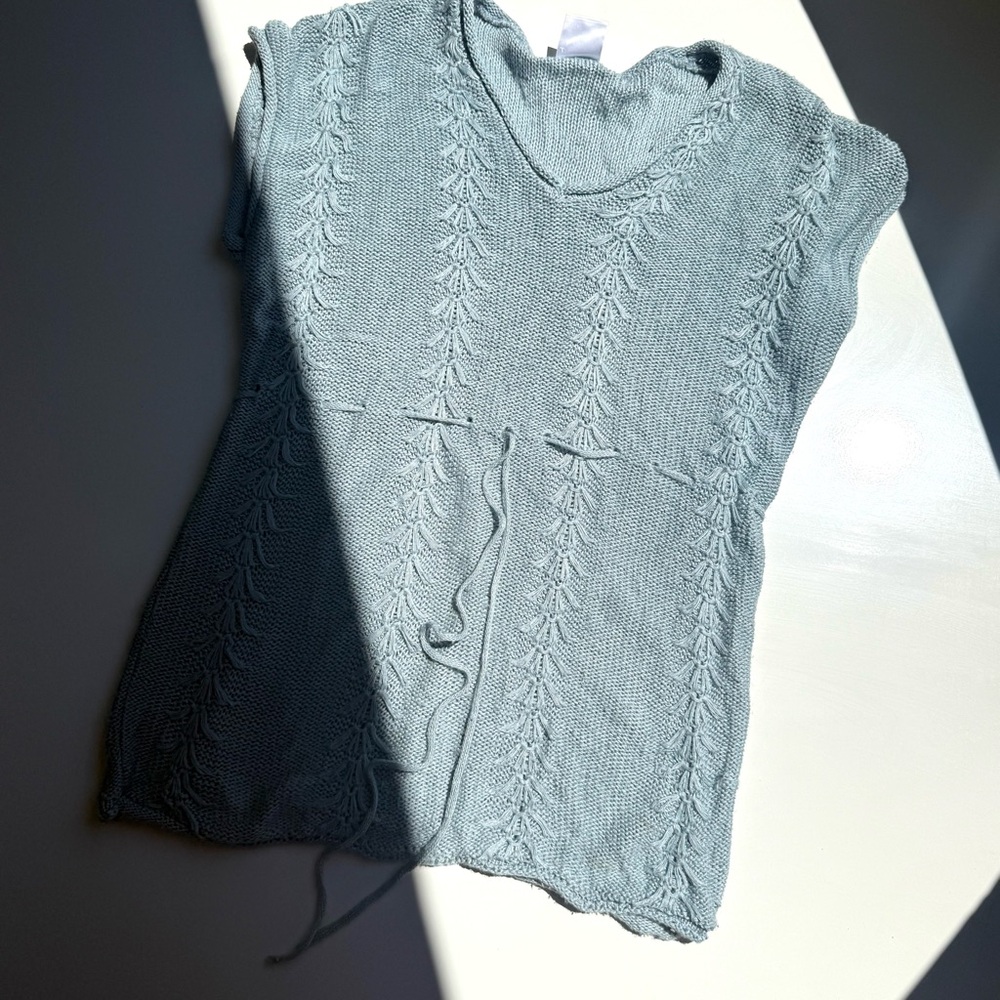 Motherhood Maternity Knit Top - Light Blue, M